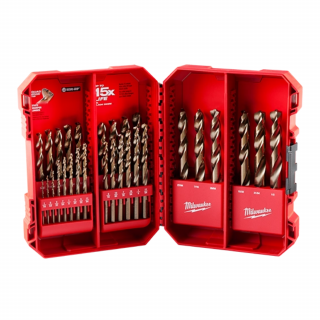 Milwaukee RED HELIX Cobalt Drill Bit Set – 29PC